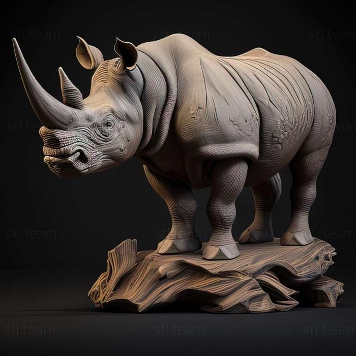 3D модель Макропанестия носорог (STL)